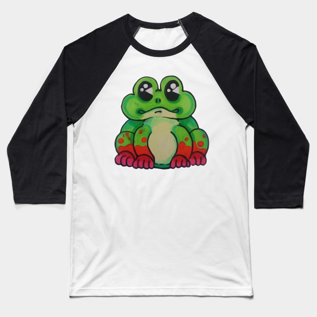 Mr. Frog Baseball T-Shirt by AmeUmiShop